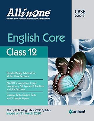 Picture of CBSE All In One English Core Class 12 for 2021 Exam
